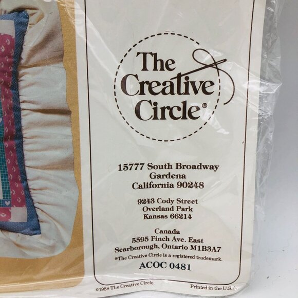 New The Creative Circle Magnificent Mallard Wool Embroidery Pillow Kit #0481 - Picture 3 of 6